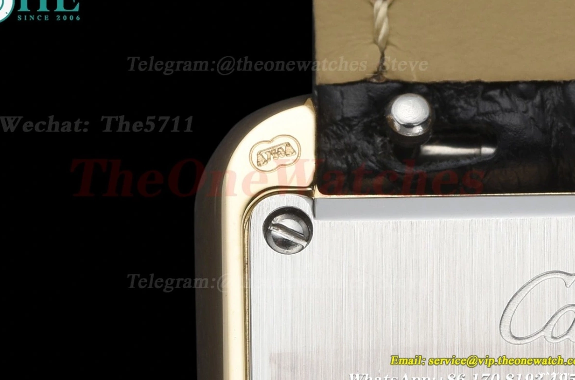 DRF Solo Dial White YG Tank Quartz 24.4mm LE 0301